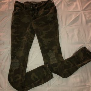Camo super strech American Eagle jeggings